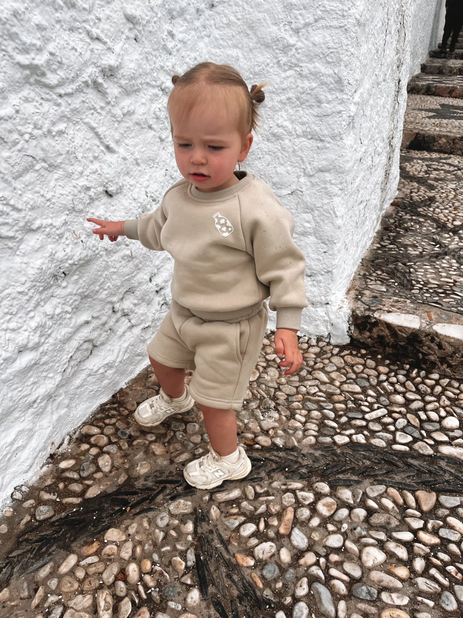 MLBC Milk Bottle Crew and Shorts Set - Fawn