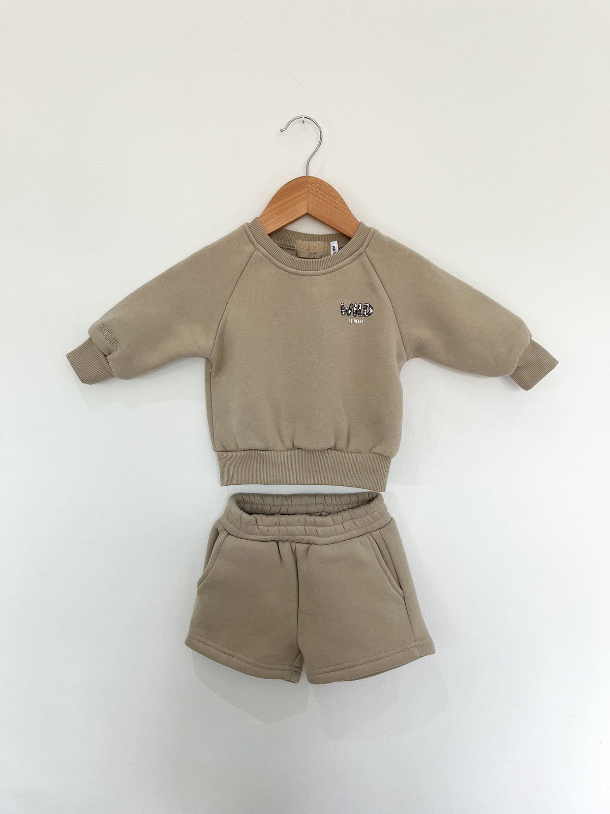 MLBC Wild at Heart Crew and Shorts Set - Fawn