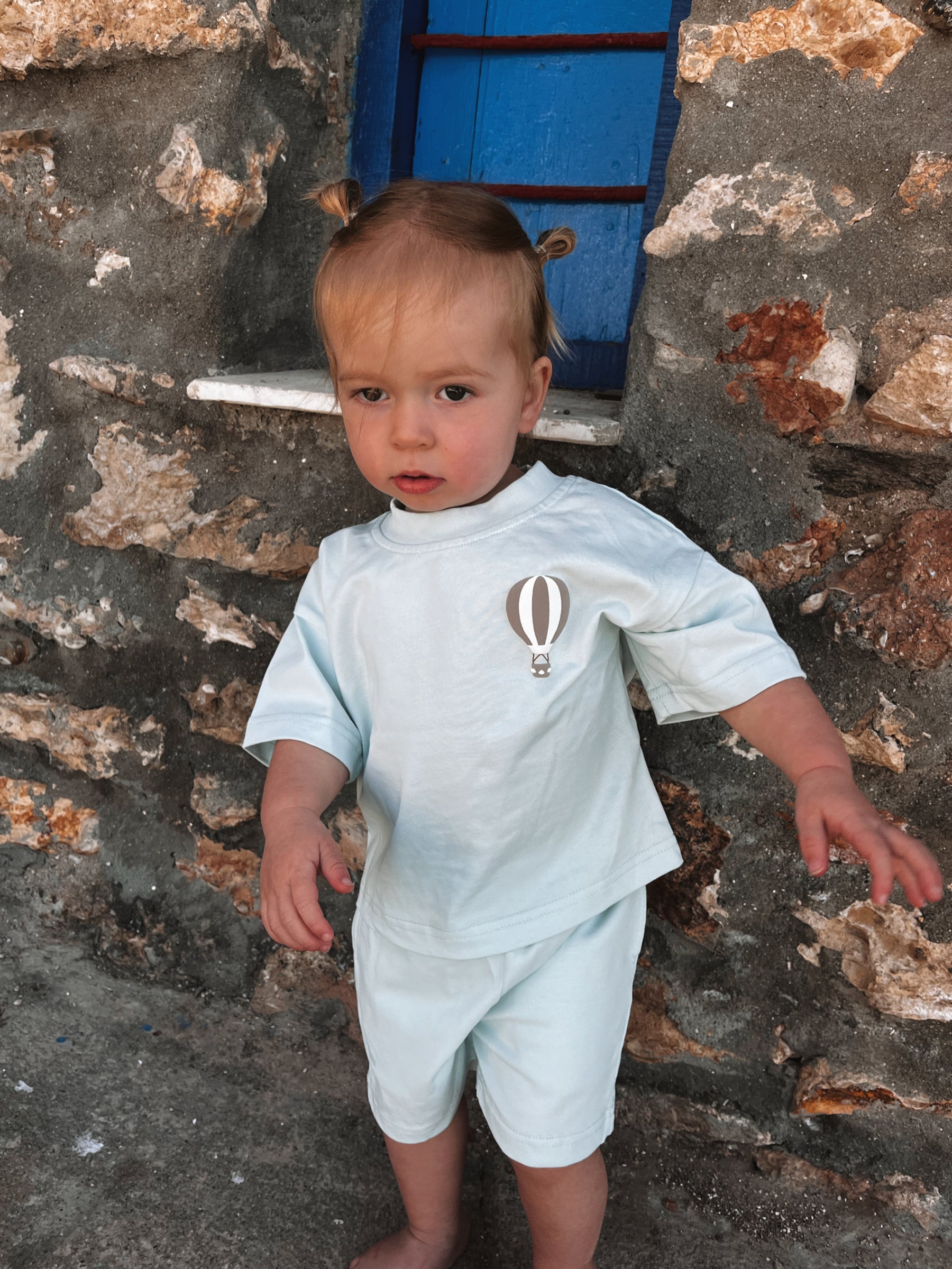 MLBC Sky's the limit T-Shirt and Shorts Set - Sky Blue