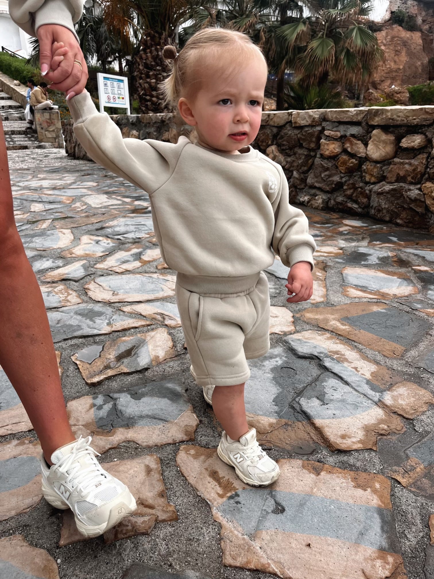 MLBC Milk Bottle Crew and Shorts Set - Fawn