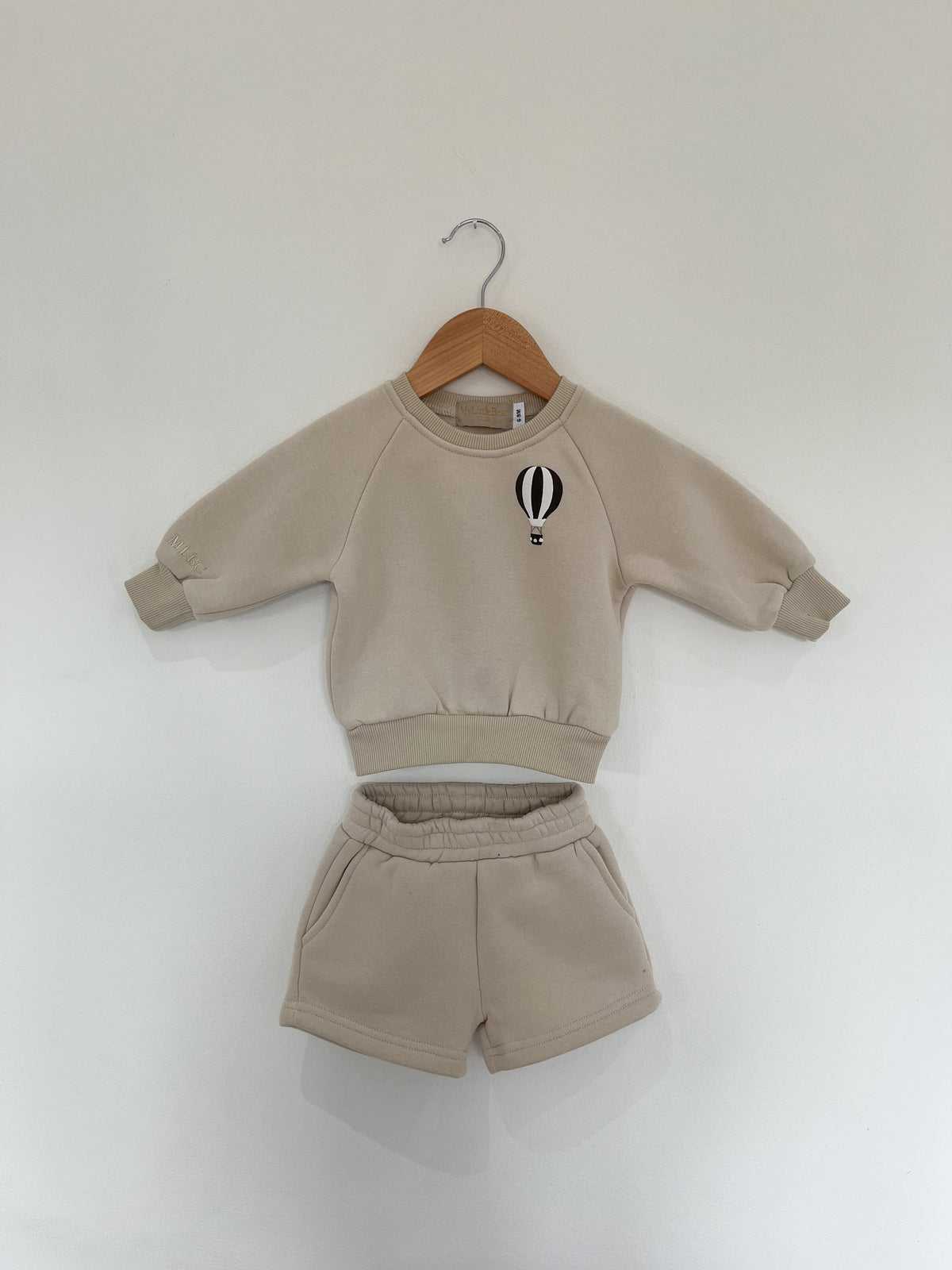 MLBC Sky's the limit Crew and Shorts Set - Stone