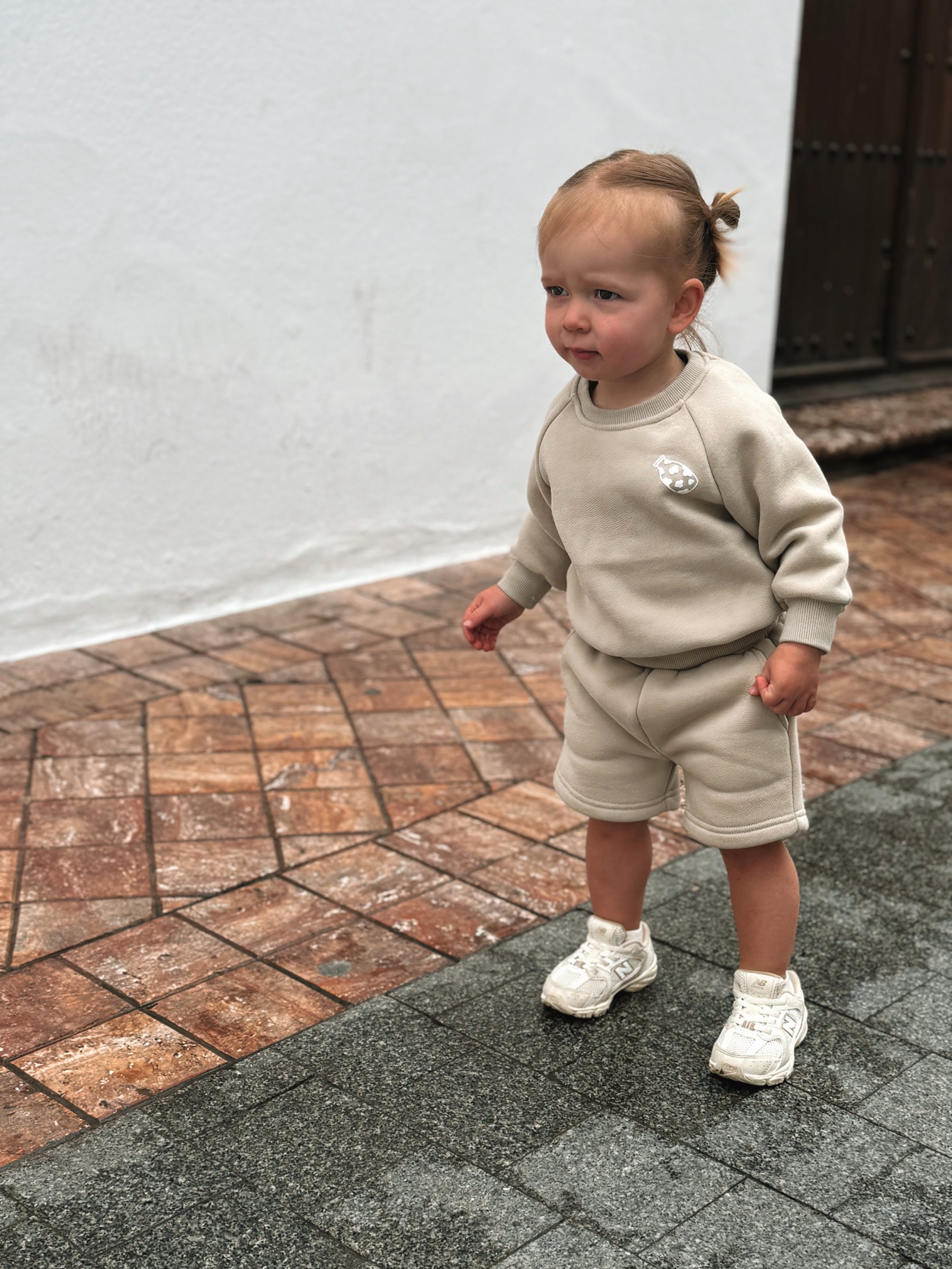 MLBC Milk Bottle Crew and Shorts Set - Fawn