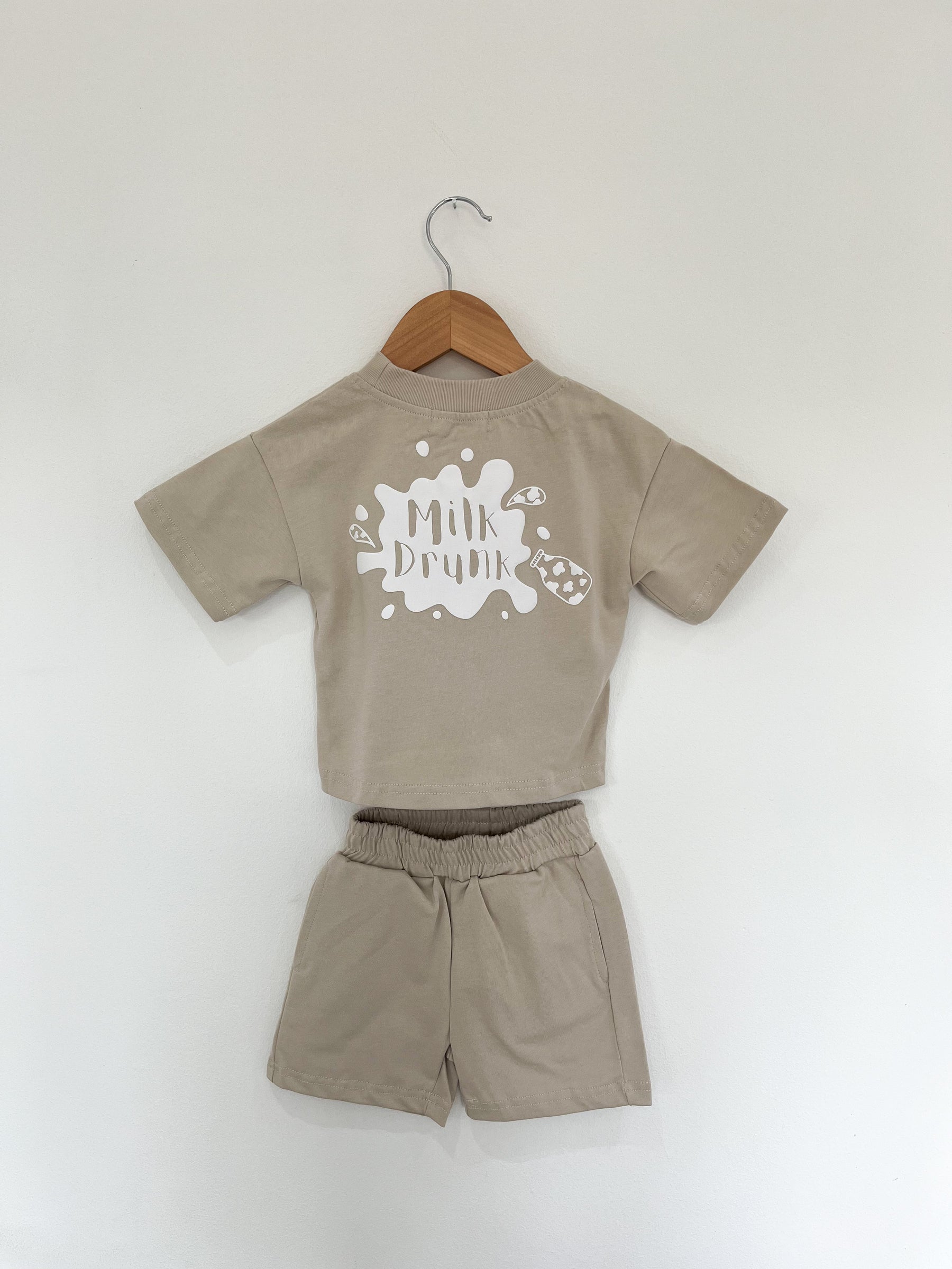 MLBC Milk Drunk T-Shirt and Shorts Set - Sand