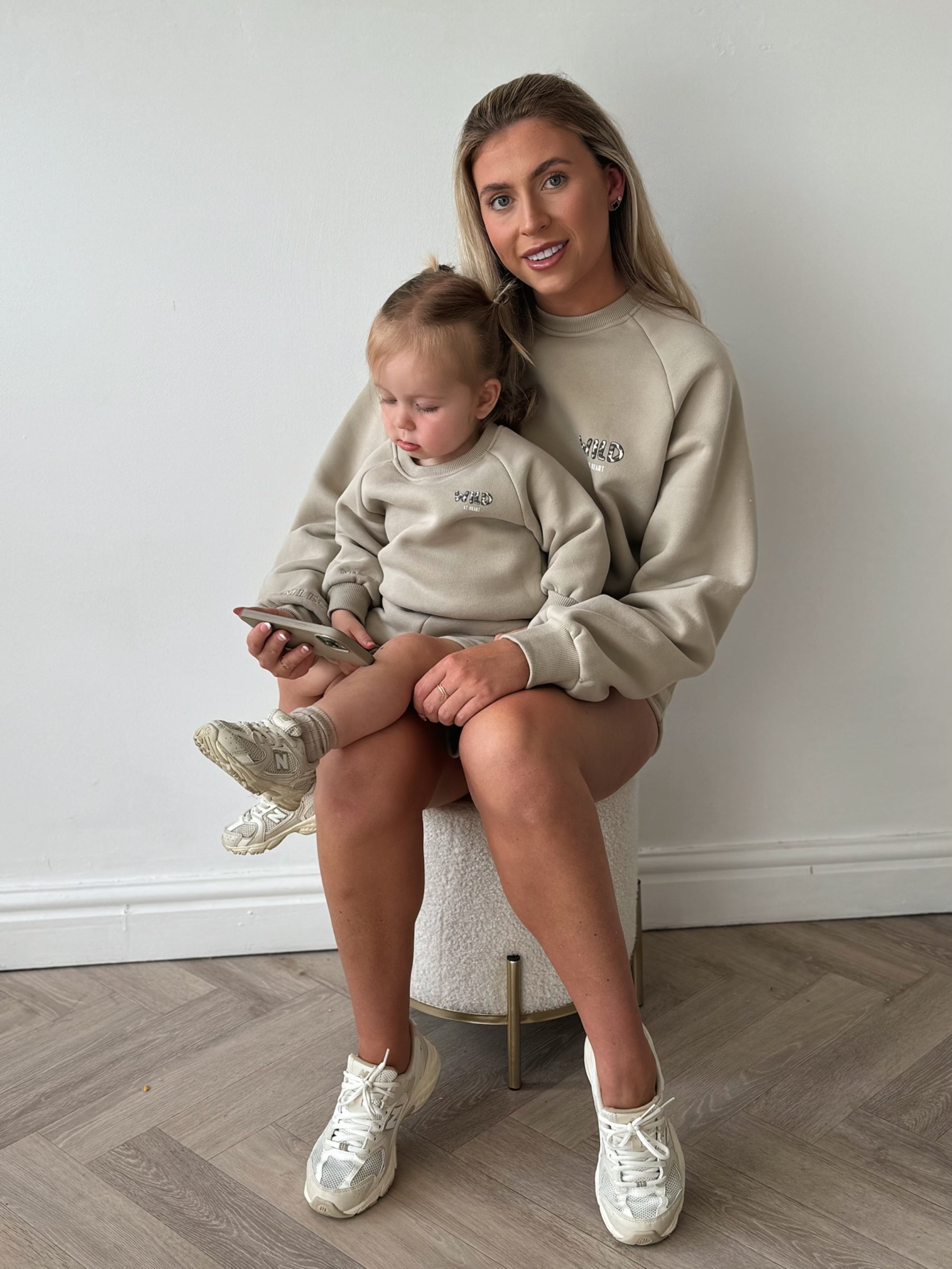 Adults MLBC Wild at Heart Crew Neck- Fawn