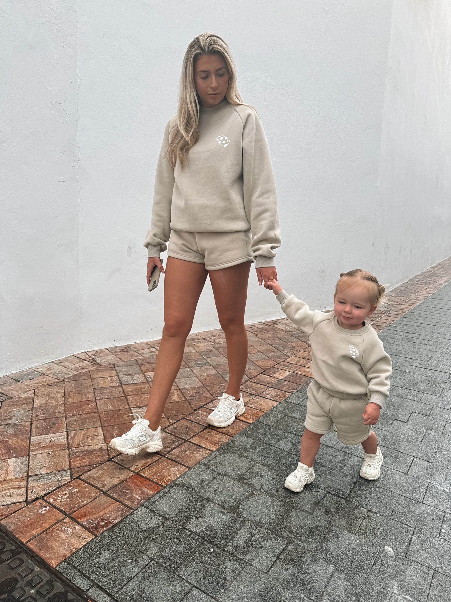 MLBC Milk Bottle Crew and Shorts Set - Fawn