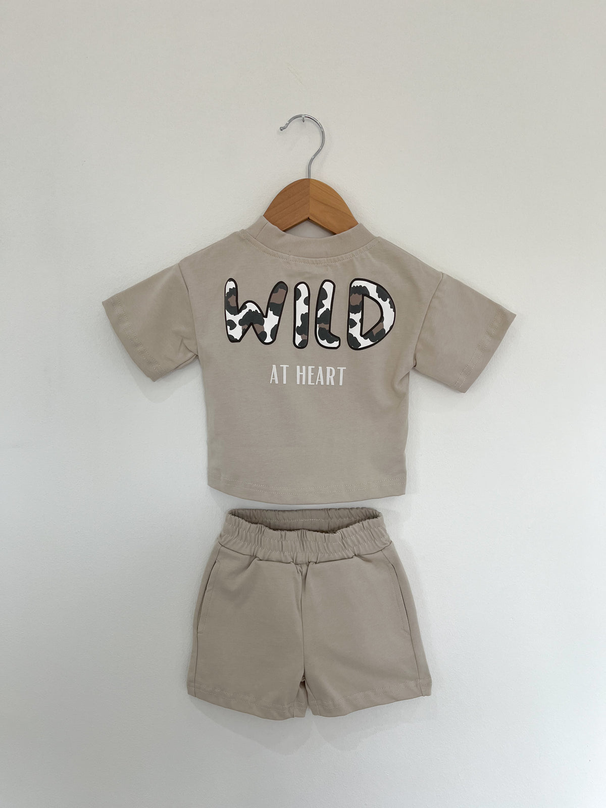 MLBC Wild at Heart T-Shirt and Shorts Set - Sand
