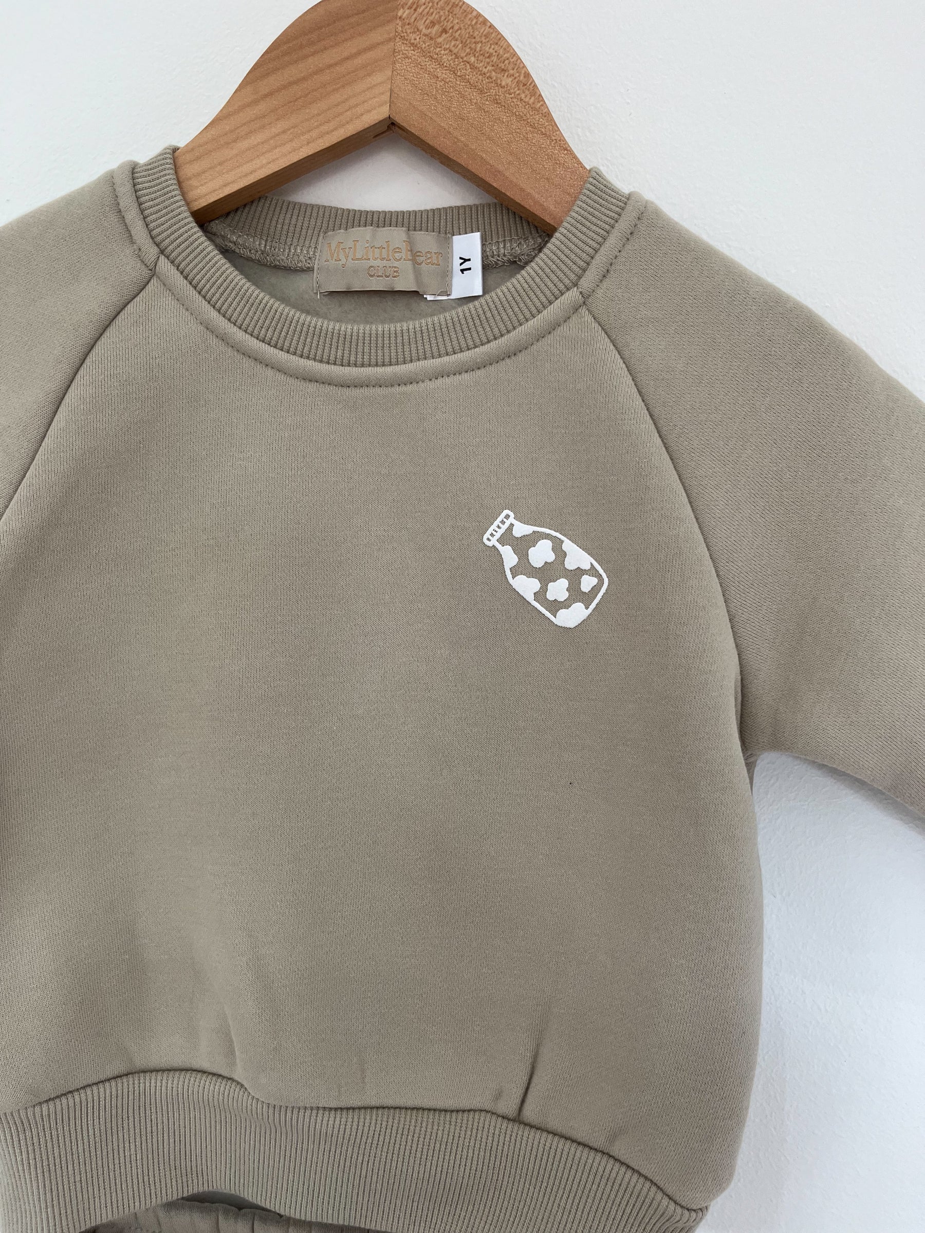 MLBC Milk Bottle Crew and Shorts Set - Fawn