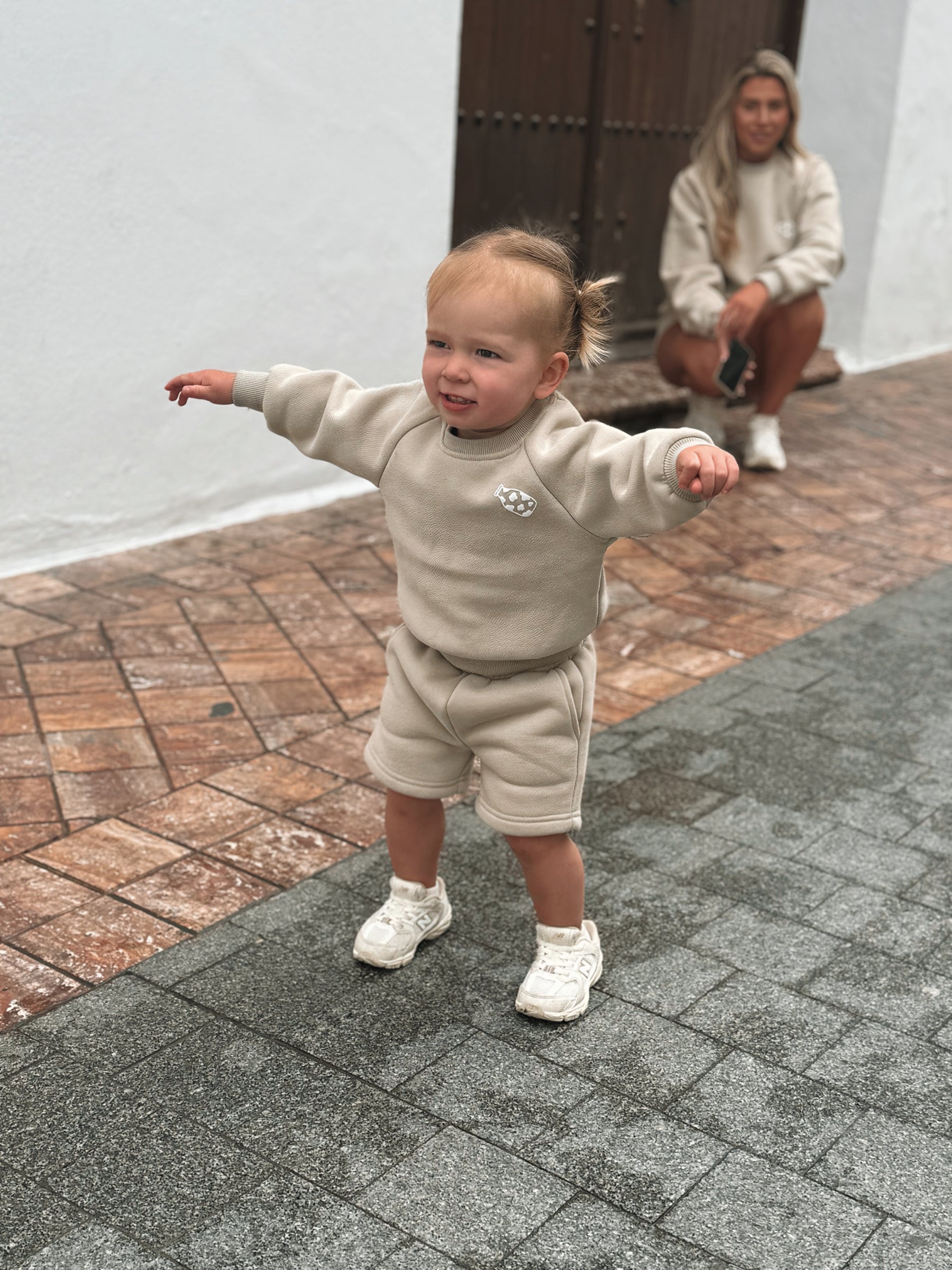MLBC Milk Bottle Crew and Shorts Set - Fawn