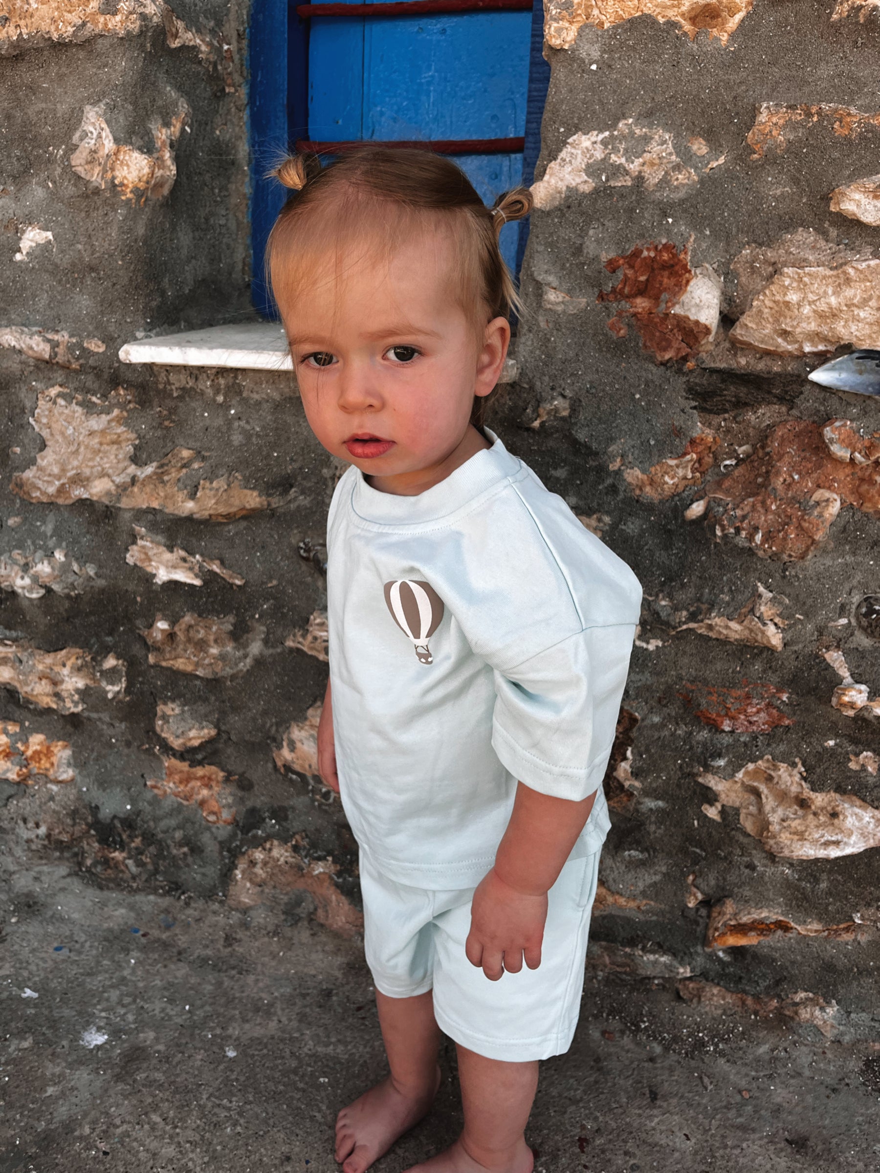 MLBC Sky's the limit T-Shirt and Shorts Set - Sky Blue