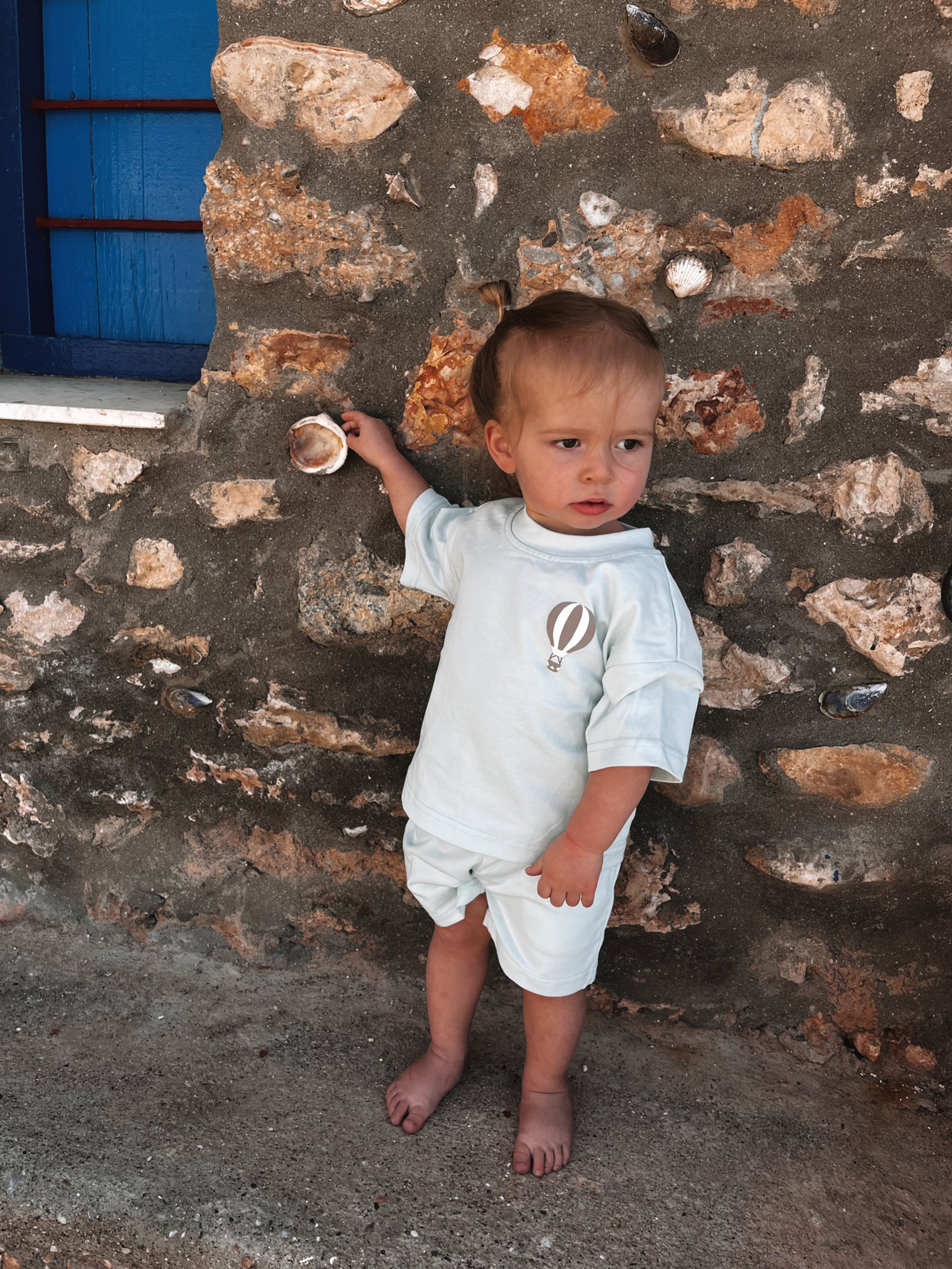 MLBC Sky's the limit T-Shirt and Shorts Set - Sky Blue