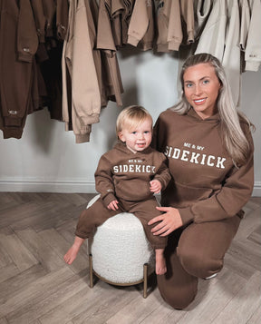 Adults MLBC Chenille Sidekick Hoodie- Choc