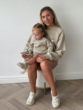 Adults MLBC Wild at Heart Crew Neck- Fawn