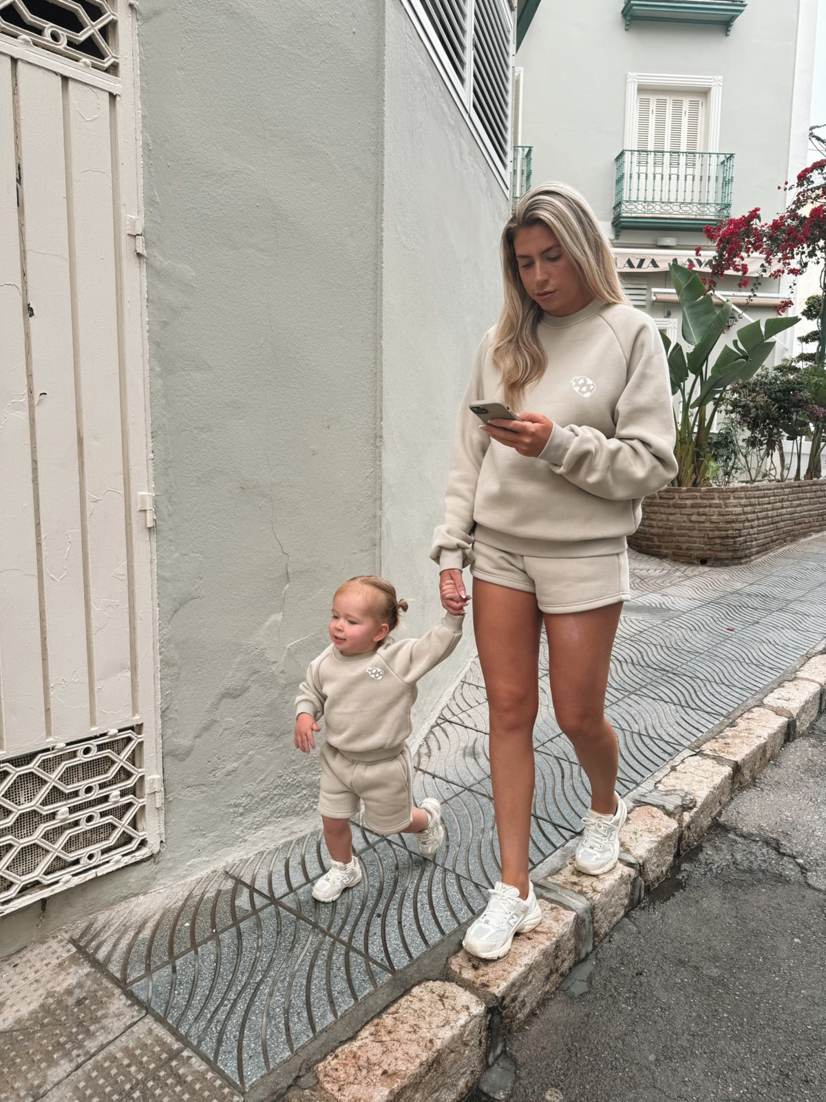 Adults MLBC Milk Bottle Crew Neck- Fawn
