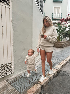 Adults MLBC Milk Bottle Crew Neck- Fawn
