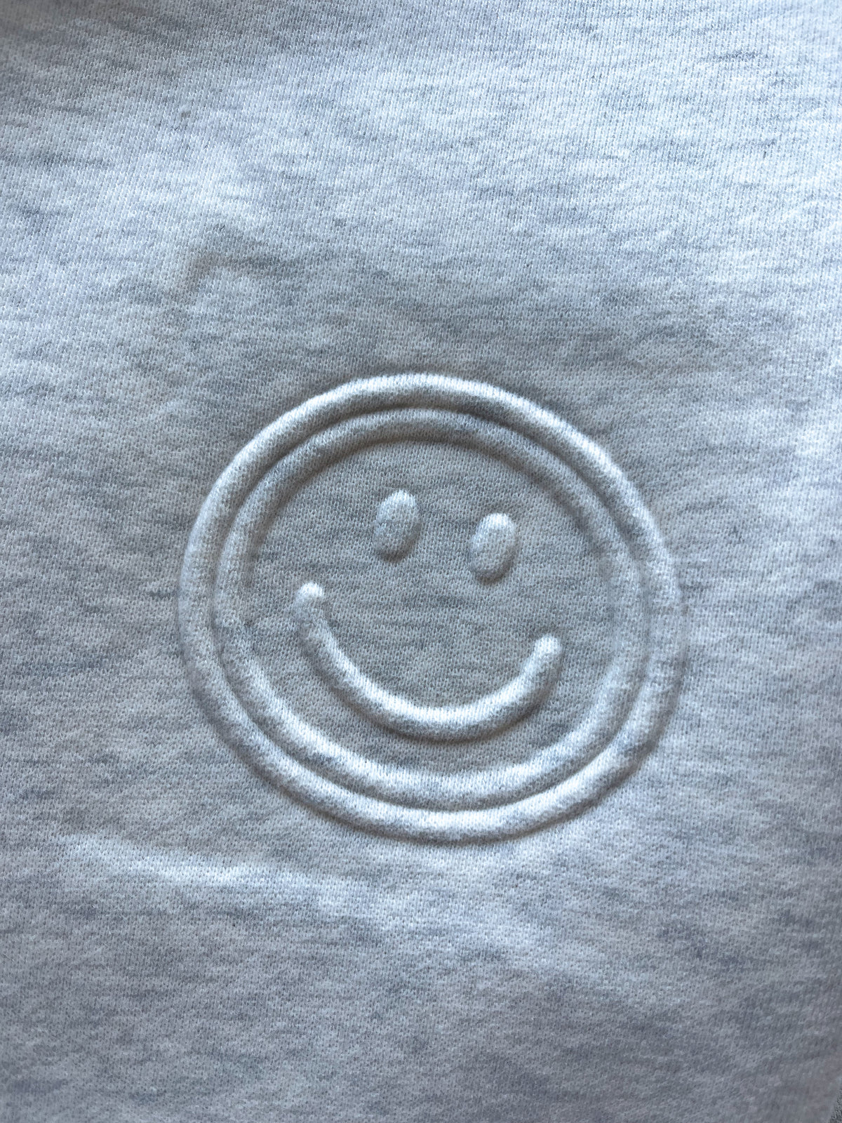 Adults MLBC Smile Embossed Crew Neck- Oatmeal