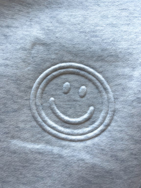 Adults MLBC Smile Embossed Crew Neck- Oatmeal