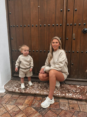 Adults MLBC Milk Bottle Crew Neck- Fawn