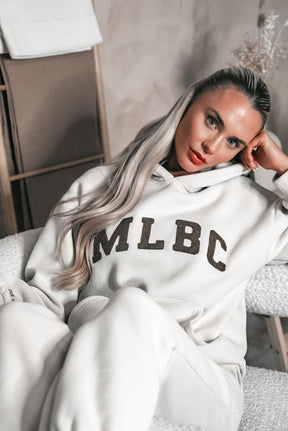 Adults MLBC Chenille Hoodie- Stone