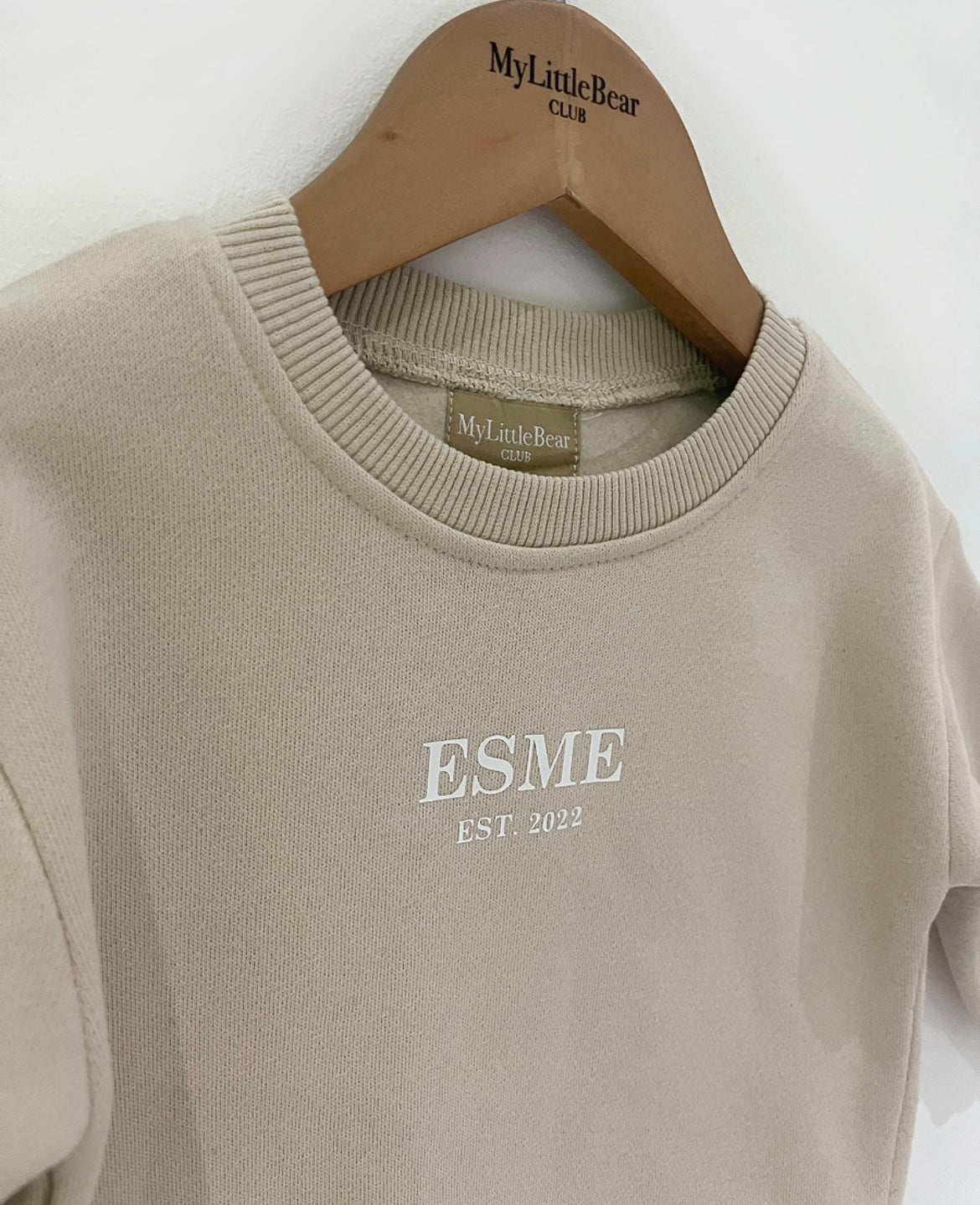 Personalised Baby Nude Jumper