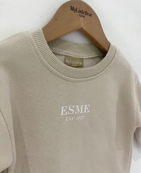 Personalised Baby Nude Jumper